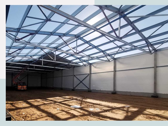 Строительство сенохранилищ в Пушкино