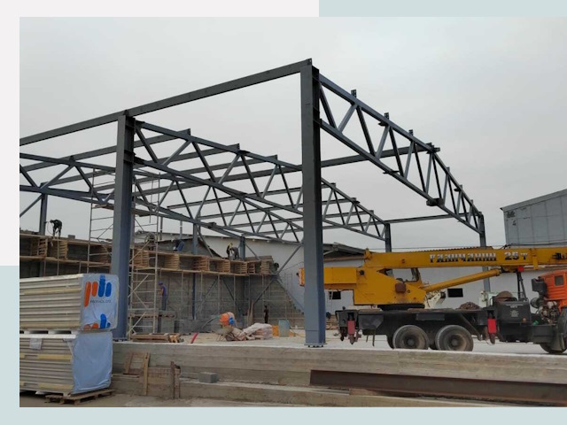 Строительство цехов в Пушкино