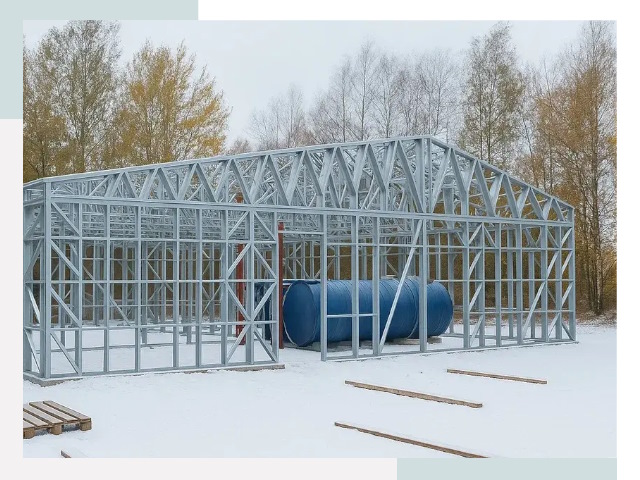 Металлические ангары в Пушкино