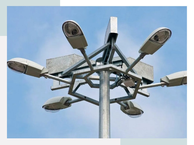 Монтаж осветительных мачт в Пушкино