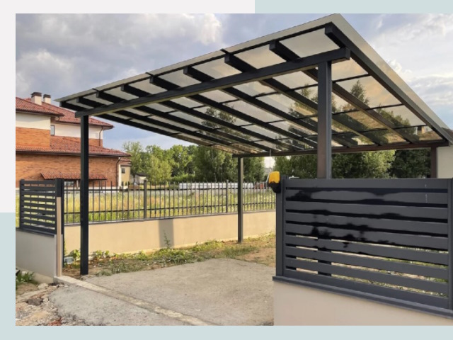 Металлические навесы в Пушкино от 622 руб. за м²