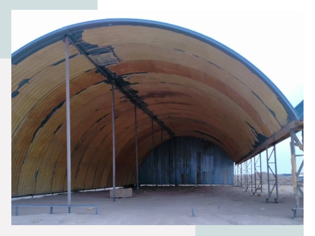 Реконструкция ангаров в Пушкино