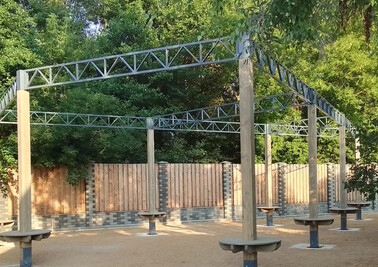 Терраса из металлоконструкций под ключ, проектирование, изготовление и монтаж от СтальСтрой-Пшк